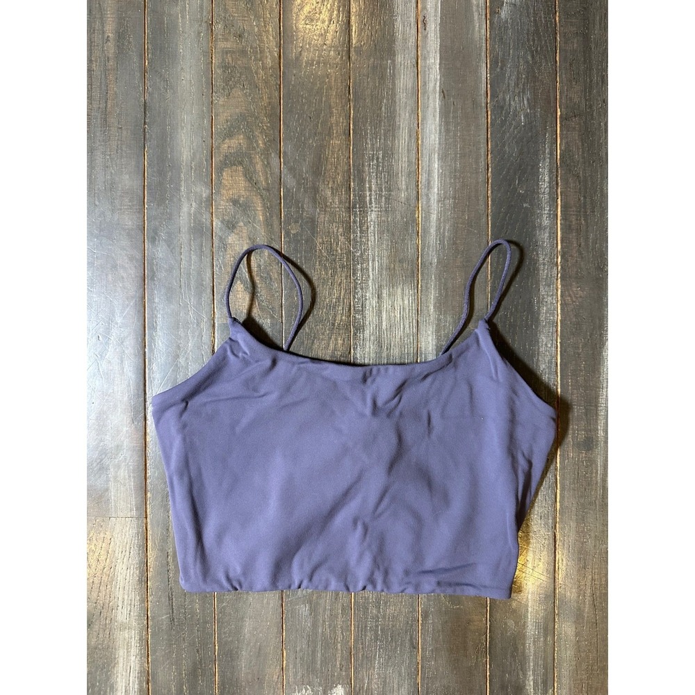 Garage Tank Top Purple Cropped Cami Yoga Top Womens